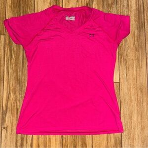 Pink Under Armour V-neck Shirt